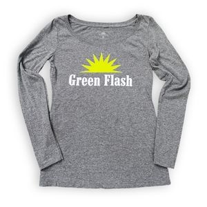 Grey Green Flash Brewery Tee, Women's S